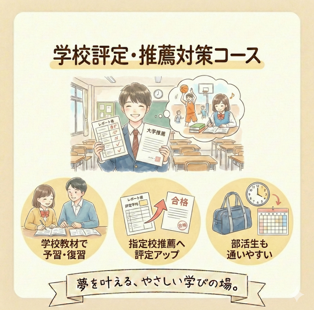 学校評定・推薦対策コース