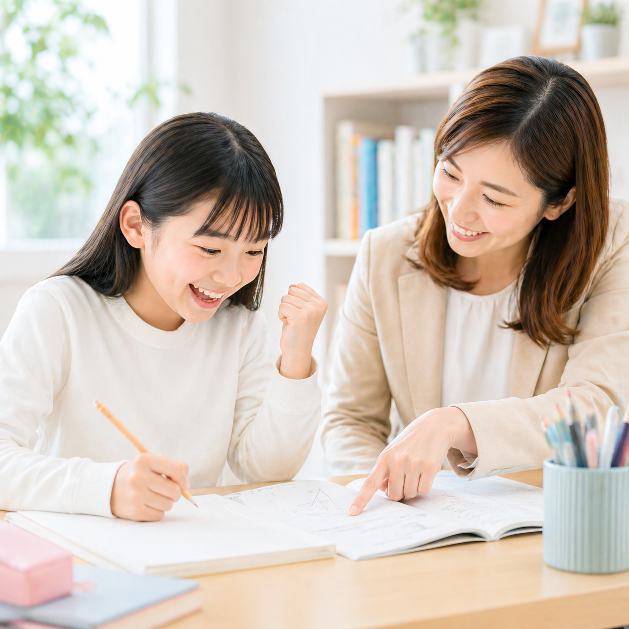 生徒と先生